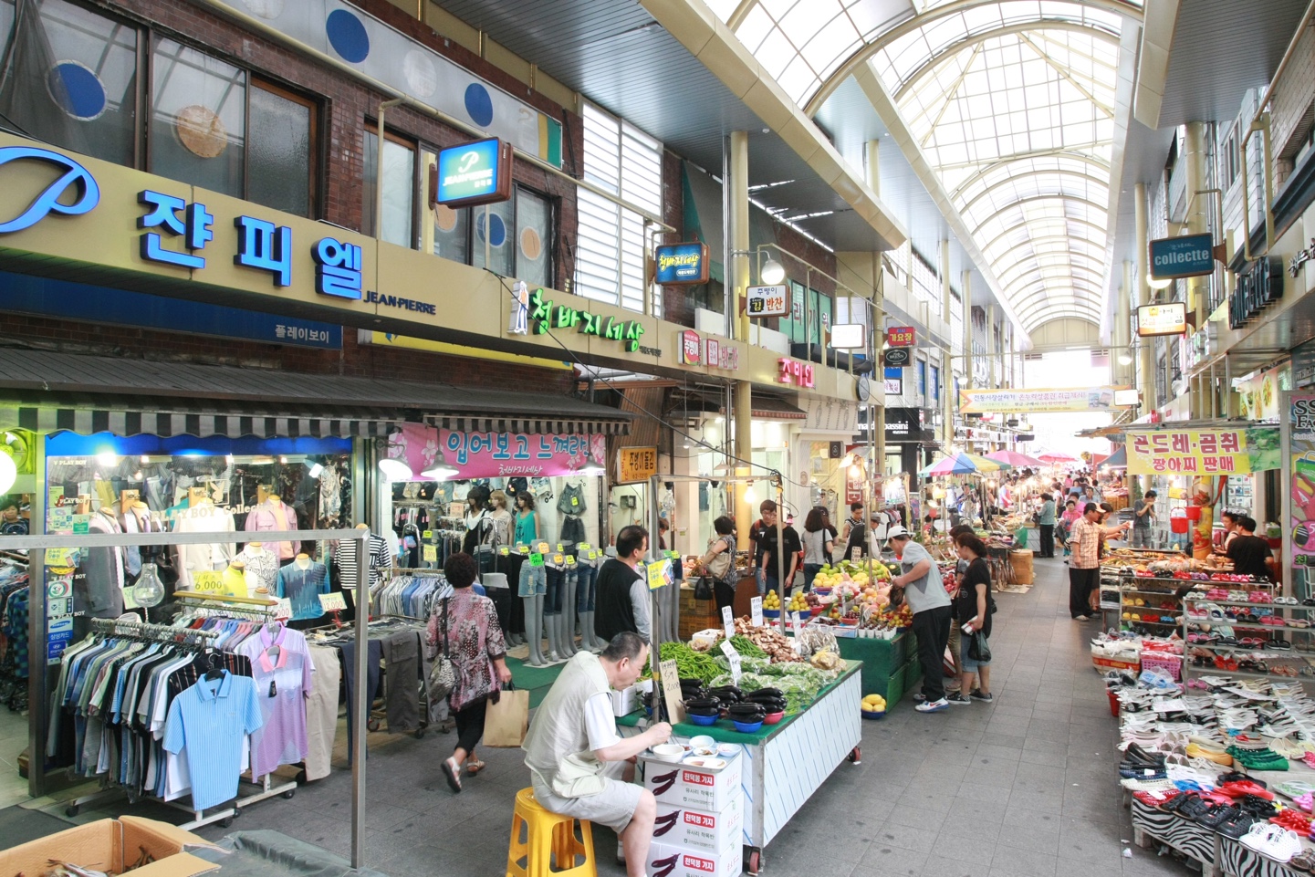 구리전통시장 아케이트 설치 사진2