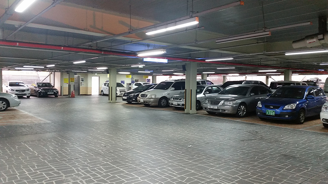 구리전통시장 공영주차창 사진